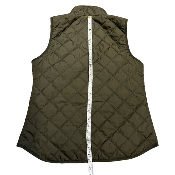 OLD NAVY Sz M Lightweight Quilted Vest Heritage Green Size Medium - Picture 8 of 10